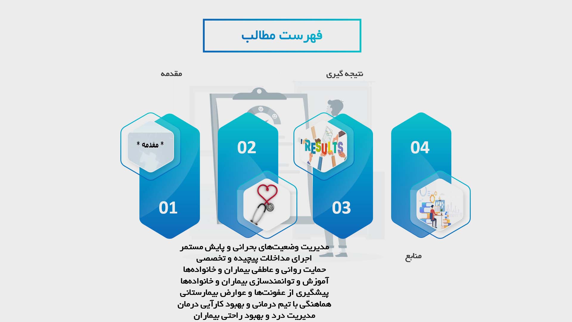 پاورپوینت تأثیر پرستاری تخصصی بر بهبود بیماران در بخش مراقبت‌های ویژه